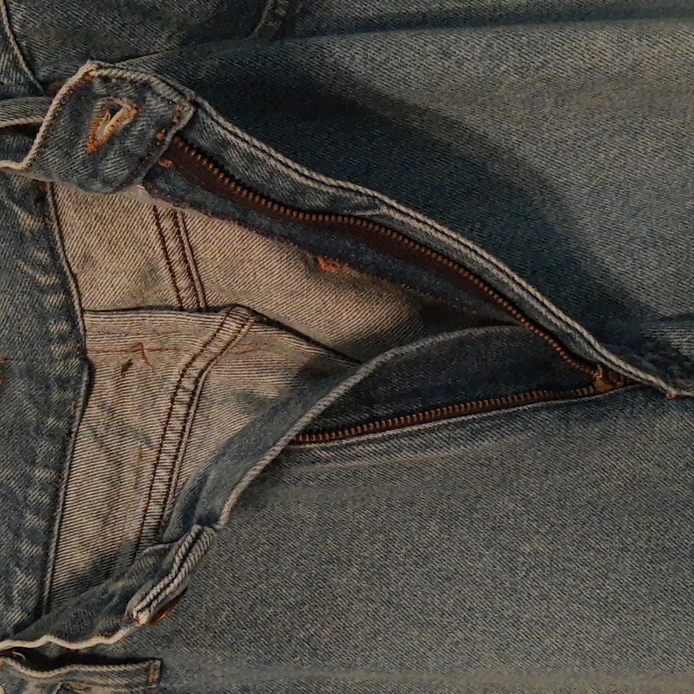 Giorgio Armani VTG 90s Denim Spa V Durini N 24 Milano Made In Italy COTTON 32x32 - Picture 9 of 16